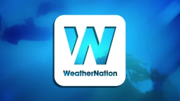 WeatherNation TV logo with a sun and cloud icon.