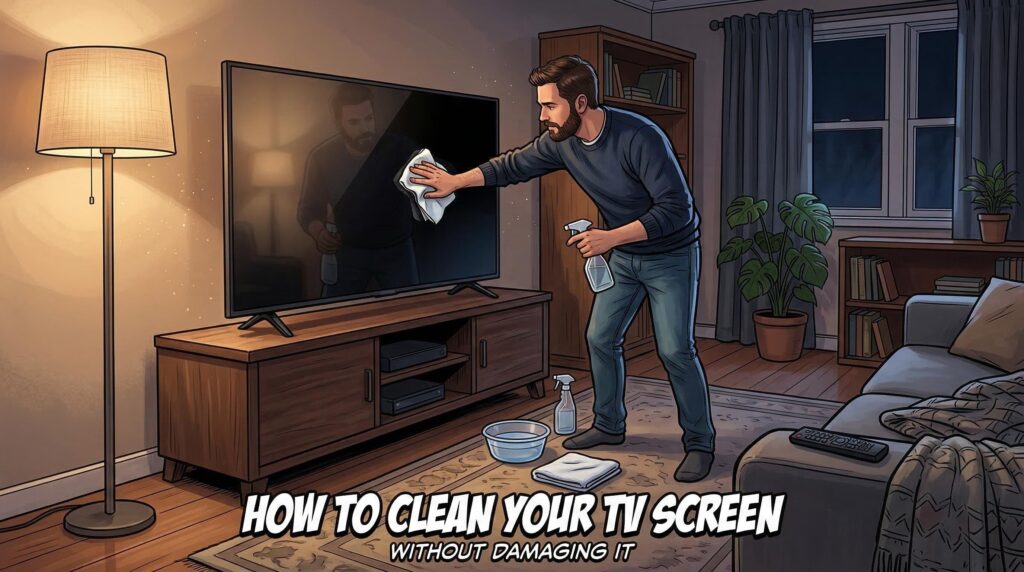 How to Clean Your TV Screen Without Damaging It