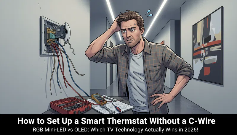 smart thermostat without C-wire installation guide for older homes