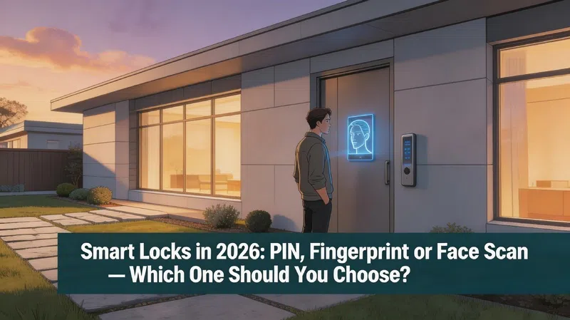 Smart lock facial recognition on front door — smart lock buying guide 2026